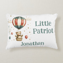 Whimsical Watercolor Bear アクセントクッション