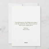 Whimsical Watercolor Merry Christmas Couple Card シーズンカード (裏面)