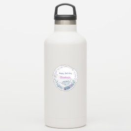 Whimsical Watercolor Narwhal fish  Unicorn of the  シール