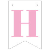 Whimsical Watercolor Pastel Candyland Birthday バンティングフラッグ (第2の旗)