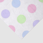 Whimsical Watercolor Pastel Polka Dot Birthday 薄葉紙 (詳細)