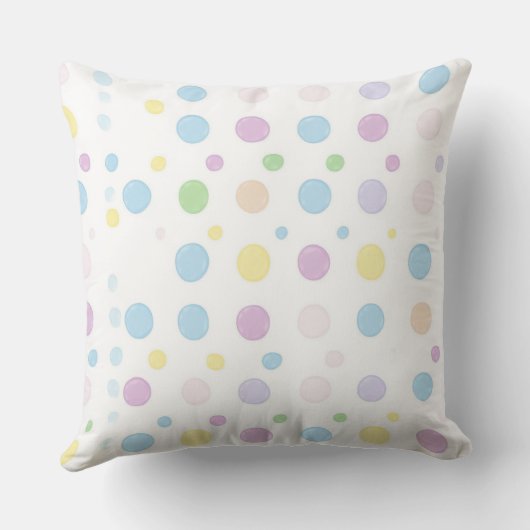 Whimsical Watercolor Sweet Candy クッション (裏面)