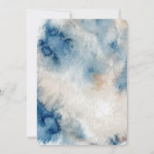 Whimsical Watercolor Under the Sea Baby Shower 招待状 (裏面)