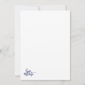 Whimsical Watercolor Wildflower Floral Spring 招待状 (裏面)