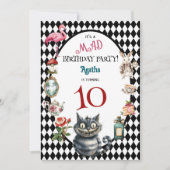 Whimsical Watercolor Wonderland Birthday Party 招待状 (正面)