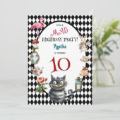 Whimsical Watercolor Wonderland Birthday Party 招待状 (スタンド正面)