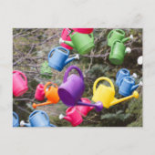 Whimsical Watering Cans  ポストカード (正面)