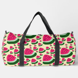Whimsical Watermelons Cute Summer Fruit Pattern  ダッフルバッグ