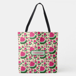 Whimsical Watermelons Cute Summer Fruit Pattern  トートバッグ