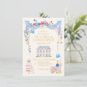 Whimsical Wedding Chateau Mansion 招待状 (スタンド正面)