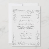 Whimsical Wedding Dinner 招待状 (正面)