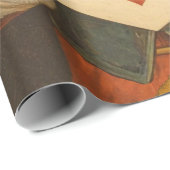 Whimsical White Rabbit Hearts Enchanted Wonderland ラッピングペーパー (ロールコーナー)