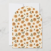 Whimsical Wildflower Bunny Baby Shower Invite 招待状 (裏面)