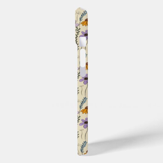 Whimsical Wildflower Seamless Pattern Case-Mate iPhoneケース (裏面 / 左)