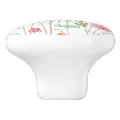 Whimsical Wildflowers Ceramic Knob セラミックノブ (側面)