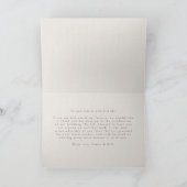 Whimsical Wildflowers Garden Wedding Thank You 案内状 (内部)