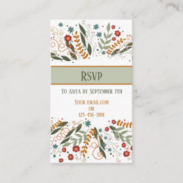  whimsical wildflowers inspirivity フラワーズ RSVP エンクロージャーカード