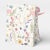 Whimsical Wildflowers Meadow Wedding  フェイバーボックス (裏面サイド)