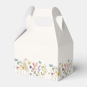 Whimsical Wildflowers Meadow Wedding  Favor Boxes フェイバーボックス (裏面サイド)