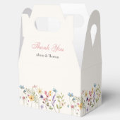 Whimsical Wildflowers Meadow Wedding  Favor Boxes フェイバーボックス (オープン)