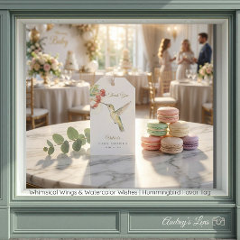 Whimsical Wings & Watercolor Wishes | Favor Tag ギフトタグ