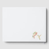 Whimsical Wings & Watercolor Wishes | Hummingbird  ゲストブック (裏面)