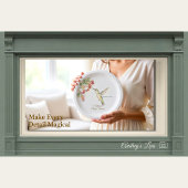 Whimsical Wings & Watercolor Wishes | Hummingbird  ペーパープレート