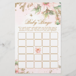 Whimsical Winter Baby Bingo Gold Blush game