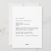 Whimsical Winter Christmas Gnome Pair シーズンカード (裏面)