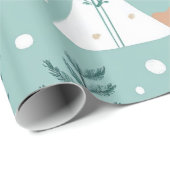 Whimsical Winter Christmas Patterns ラッピングペーパー (ロールコーナー)