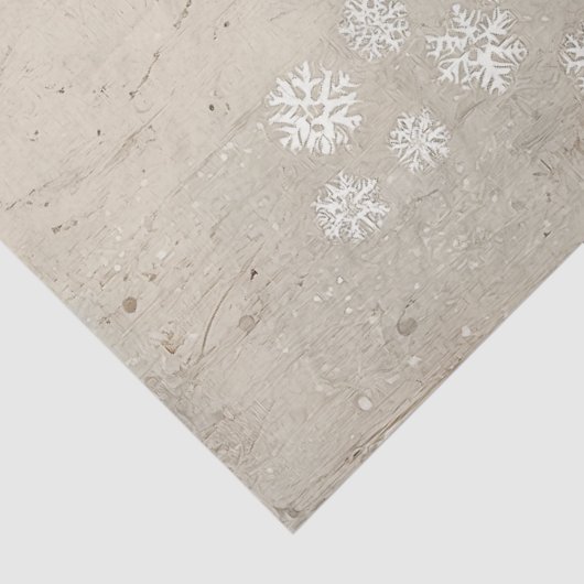 Whimsical Winter Fairy Blue Floral Decoupage 薄葉紙 (詳細)