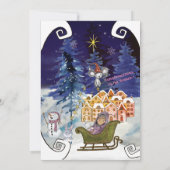 Whimsical Winter Fairy Price is Right Baby Shower  招待状 (裏面)