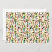 Whimsical Winter Forest Friends シーズンカード (正面/裏面)