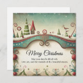 Whimsical Winter Wonderland Frame シーズンカード (正面/裏面)