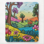 Whimsical Wonderland マウスパッド (正面)