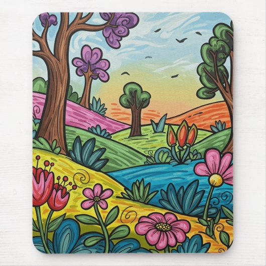 Whimsical Wonderland マウスパッド (正面)