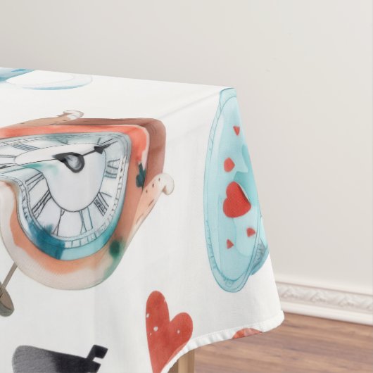 Whimsical Wonderland Tea Party Pattern テーブルクロス (インサイチュ)