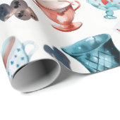 Whimsical Wonderland Tea Party Pattern ラッピングペーパー (ロールコーナー)