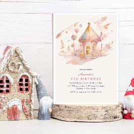 Whimsical Wonders Candyland Birthday card 招待状