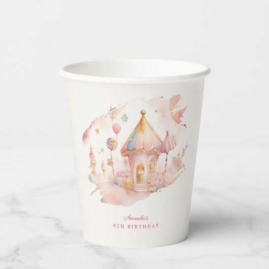 Whimsical wonders candyland Paper cup 紙コップ (裏面)