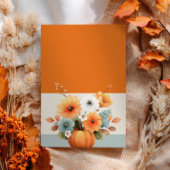 Whimsical Woodland Animals Autumn Kids' Birthday 招待状