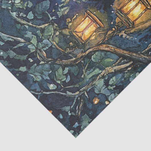 Whimsical Woodland Animals & Fairy Decoupage Paper 薄葉紙 (詳細)