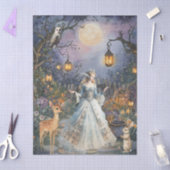 Whimsical Woodland Animals & Fairy Decoupage Paper 薄葉紙 (クラフト)