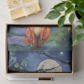 Whimsical Woodland Animals & Fairy Decoupage Paper 薄葉紙 (ギフト)