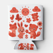 Whimsical Woodland Animals Sun Can Cooler 缶クーラー (裏面)