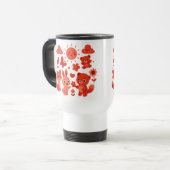 Whimsical Woodland Animals Sun Travel Mug トラベルマグ (正面左)