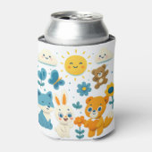 Whimsical Woodland Friends Can Cooler 缶クーラー (缶正面)
