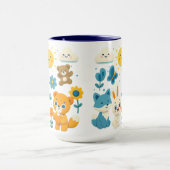 Whimsical Woodland Friends Ceramic Mug マグカップ (中央)