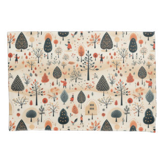 Whimsical Woodland Grove Pillowcase 枕カバー