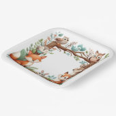 Whimsical Woodland Paper Plates ペーパープレート (傾斜あり)